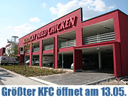Weltgrößtes KFC Restaurant wird in München eröffnet. Restaurantkette Kentucky Fried Chicken am 13. Mai 2008 im Euro-Industrie Park. Wir haben uns auf der Baustelle umgesehen (Foto: MartiN Schmitz)